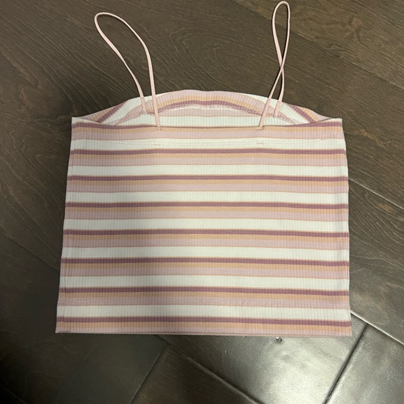 American eagle striped crop top size: S - Picture 2 of 3